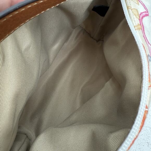 Coach Hamptons Weekend Scribble Top Handle Pouch Mini Bag Y2K Colorful Purse - Picture 8 of 12